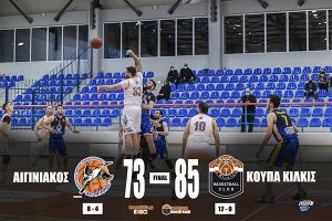 KoυΠα Κιλκίς: Νέα νίκη, δωδέκατη στη σειρά, στο Αιγίνιο