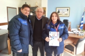 Επίσκεψη της ''αργυρής αθλήτριας'' του Taekwondo Μαρίας Φουλεδάκη στο Δήμαρχο Κιλκίς