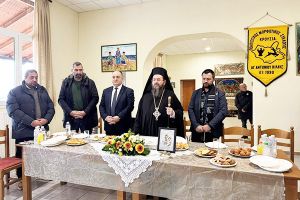 Στη γιορτή και κοπή πίτας στον Άγιο Αντώνιο ο Δήμαρχος Κιλκίς