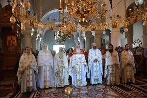 Τη μνήμη του Αγίου Νικόδημου τίμησαν εκατοντάδες πιστοί