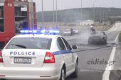 Καταστράφηκε ιδιοκτήτης ταξί του Κιλκίς που το αυτοκίνητό του κάηκε ολοσχερώς (ΒΙΝΤΕΟ)