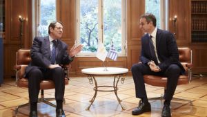 Τηλεφωνική επικοινωνία Κυριάκου Μητσοτάκη με Νίκο Αναστασιάδη