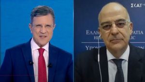 Δένδιας στον ΣΚΑΪ: Το εθνικό συμφέρον δε μπορεί να γίνεται κλωτσοσκούφι για δημοσκοπικά συμφέροντα