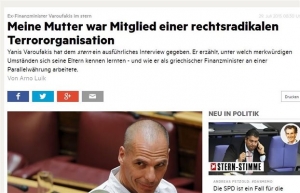 Βαρουφάκης στο Stern: «Η μητέρα μου ήταν μέλος ακροδεξιάς οργάνωσης»