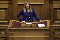 Φώφη Γεννηματά: «Αντιπερισπασμός στα κυβερνητικά αδιέξοδα η σημερινή συζήτηση»