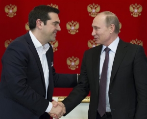 Πούτιν σε Τσίπρα: Ελπίζω να συνεχιστεί η επωφελής συνεργασία