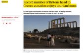 Guardian: Θεαματική τουριστική ανάκαμψη της Ελλάδας – «Οι Βρετανοί δεν θυσιάζουν τις καλοκαιρινές τους διακοπές» λέει ο Κικίλιας