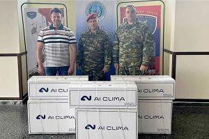 Η Ένωση Στρατιωτικών Κιλκίς δώρισε τρία κλιματιστικά στην 71η Αερομεταφερόμενη Ταξιαρχία