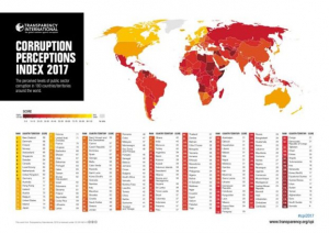 Βελτίωση της Ελλάδας στον Δείκτη Αντίληψης Διαφθοράς