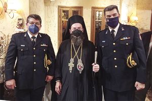 Με την αγάπη των πυροσβεστών μας ο Σεβασμιώτατος κ. Βαρθολομαίος