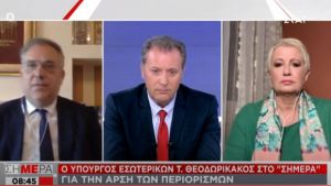 Θεοδωρικάκος στον ΣΚΑΪ για δημόσιο: Δεν υπάρχει σχέδιο για μείωση υπαλλήλων ή μισθών