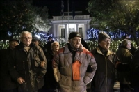 Στο Μέγαρο Μαξίμου κατέληξε η πορεία των συνταξιούχων
