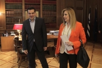 Επικοινωνία Αλ. Τσίπρα - Φ. Γεννηματά