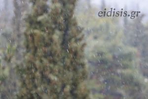 Πρώτη ημέρα απαγόρευσης κυκλοφορίας λόγω κορονοϊού και στο Κιλκίς χιονίζει!