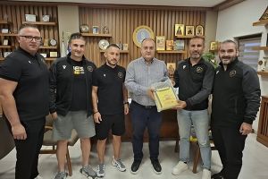 Διάθεση απινιδωτή στη Football Celebrities από τον Δήμαρχο Κιλκίς