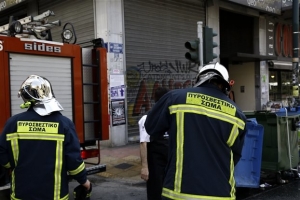 Διακοπή κυκλοφορίας στην Πατησίων μπροστά από ΑΣΟΕΕ