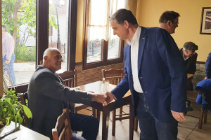 Ο Κώστας Σιωνίδης στην Καστανερή