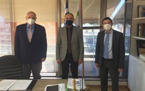 Συνάντηση του Θόδωρου Καράογλου με τη διοίκηση της ΕΥΑΘ Α.Ε.