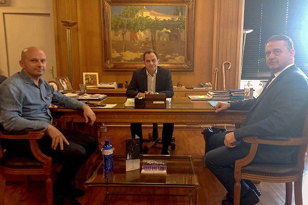 Συνάντηση με τον Υπουργό Γ. Γεωργαντά στην Αθήνα είχαν ο δήμαρχος Παιονίας και ο πρόεδρος της ΔΕΥΑΠ