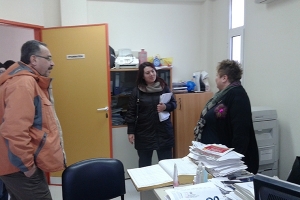 Περιοδεία των υποψήφιων του ΚΚΕ, Φαχουρίδη Γιάννη, Χατζή Ειρήνης στο Πολύκαστρο και τη Γουμένισσα