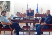 Επίσκεψη του βουλευτή Β' Θεσσαλονίκης του ΚΚΕ Λ. Στολτίδη στον Αντιπεριφερειάρχη Ανδρέα Βεργίδη