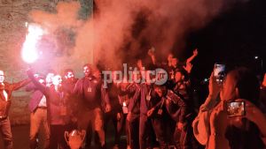 Θεσσαλονίκη: Έξαλλοι πανηγυρισμοί μετά την πρώτη κατάκτηση του Κυπέλλου Χάντμπολ από τον ΑΕΣΧ Πυλαίας – (pics &amp; vid)