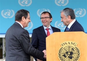 Εδαφικό, ασφάλεια και εγγυήσεις στην συνάντηση Αναστασιάδη - Ακιντζί