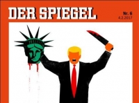 Το Der Spiegel υπερασπίζεται το εξώφυλλο με το σκίτσο του Τραμπ να αποκεφαλίζει το Άγαλμα της Ελευθερίας
