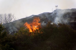 Χανιά: Σε εξέλιξη η φωτιά στα Σφακιά