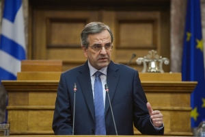 Παρόν Σαμαρά στην ελληνική πολιτική σκηνή από συνέδριο στο Χονγκ Κονγκ