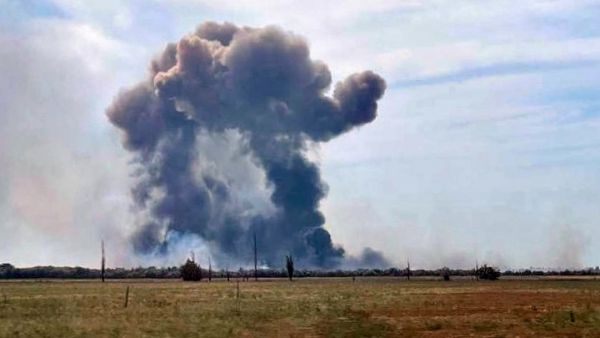 Κριμαία: Πυρκαγιά και έκρηξη πυρομαχικών σε ρωσική βάση (vids)