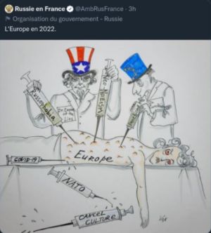 Προσβλητικό σκίτσο από Ρωσία με ειρωνείες για την Ένωση
