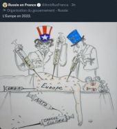Προσβλητικό σκίτσο από Ρωσία με ειρωνείες για την Ένωση