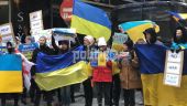 Θεσσαλονίκη: Στο ρωσικό προξενείο Ουκρανοί διαδηλωτές (vids &amp; pics)