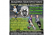 Πρόσκληση της Ακαδημίας ΠΑΟΚ Κρηστώνης