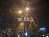Ξεκίνησε το χιόνι στο Φίλυρο Θεσσαλονίκης (ΒΙΝΤΕΟ)