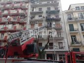Θεσσαλονίκη: Φωτιά σε πολυκατοικία στο κέντρο