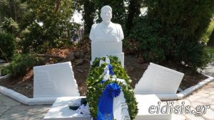 Στο Παλιό Αγιονέρι ράγισαν καρδιές στην εκδήλωση αποκάλυψης της προτομής του Περικλή Στεφανίδη που έπεσε στην Κάρυστο πέρυσι τέτοιον καιρό