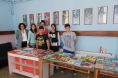 Η συγγραφέας παιδικής λογοτεχνίας Όλγα Σεχίδου στο Δημ. Σχολείο Χέρσου