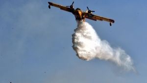 Υπό μερικό έλεγχο η πυρκαγιά στο Άγιο Όρος