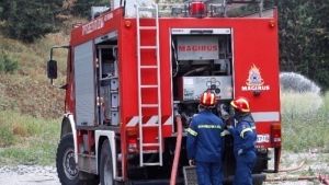 Πυρκαγιά στο Εξαμίλι Λαγκαδά: Υπό μερικό έλεγχο η κατάσταση