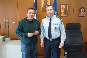 Συνάντηση του Στέφανου Παραστατίδη με τον Αστυνομικό Διευθυντή Κιλκίς κ. Δημήτριο Ντέντα