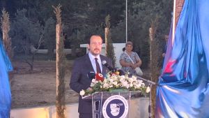 Αποκαλυπτήρια μνημείου για τη γενοκτονία των Ποντίων στο Παραλίμνι από τον πρόεδρο Ν. Χριστοδουλίδη