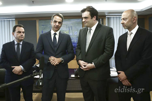 Επίσκεψη του Πρωθυπουργού στο Υπουργείο Ψηφιακής Διακυβέρνησης