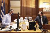 Συνάντηση του ΥΠΑΑΤ Γιώργου Γεωργαντά με τον Πρωθυπουργό Κυριάκο Μητσοτάκη