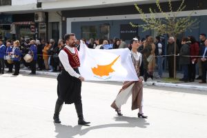 Με τη σημαία της Κύπρου «Οι Ακρίτες» του Πολυκάστρου στην παρέλαση της 25ης Μαρτίου