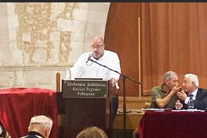 Σε επετειακές εκδηλώσεις για το Ολοκαύτωμα των Ανωγείων και των χωριών του Κέδρους ο Αντιδήμαρχος Πολιτισμού και Τουρισμού