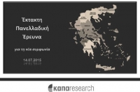 Δημοσκόπηση KΑΠΑ Research: 7 στους 10 να ψηφιστεί η συμφωνία από τη Βουλή