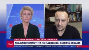 Μαγιορκίνης στον ΣΚΑΪ: Αν αυξηθούν τα κρούσματα; -Το όριο για επαναφορά lockdown