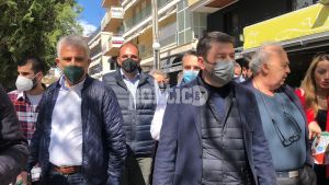 Θεσσαλονίκη: Θερμή υποδοχή Ν. Ανδρουλάκη στο δήμο Κορδελιού – Ευόσμου (pics &amp; vids)